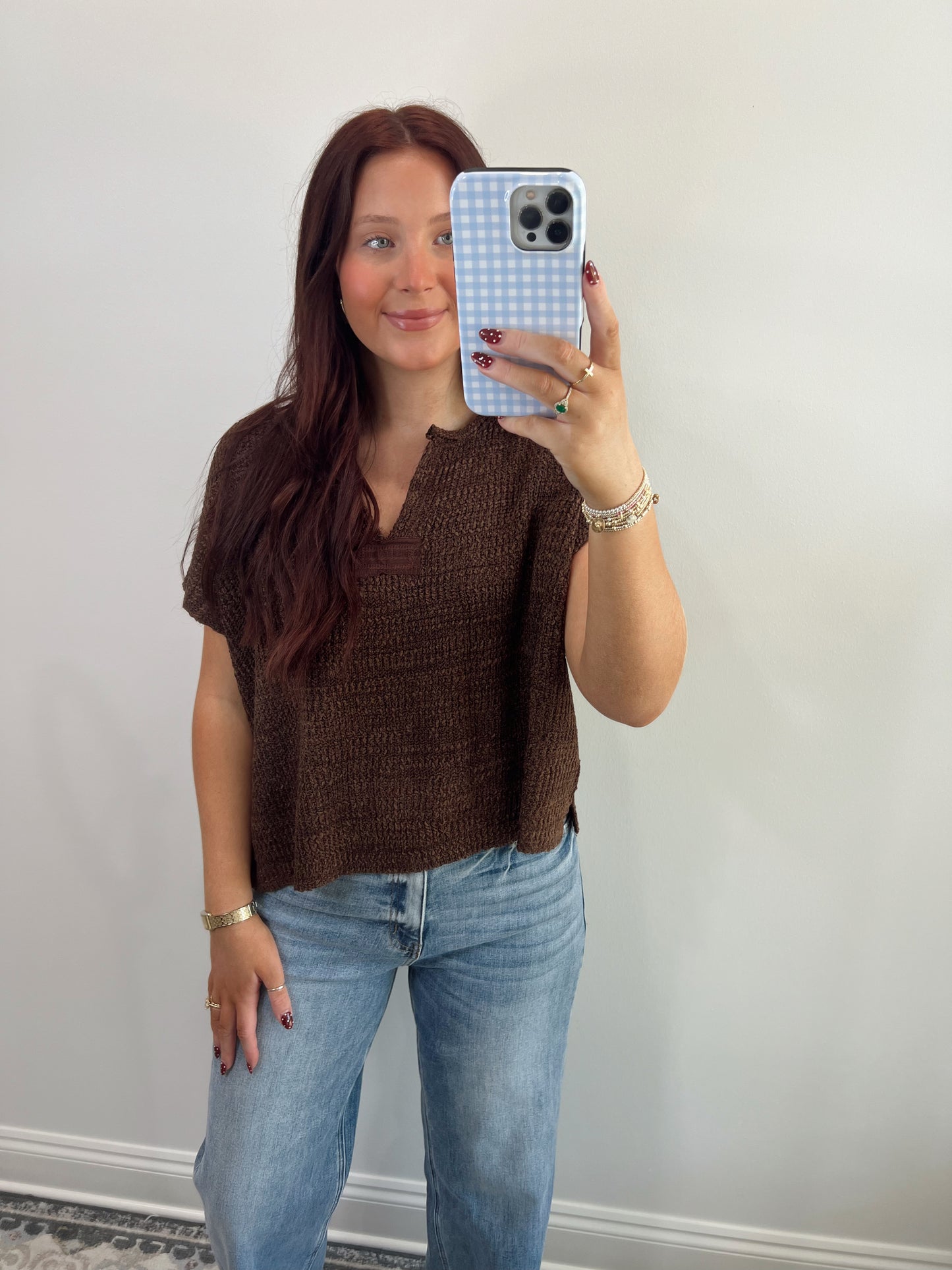 The Gracie Top | BROWN