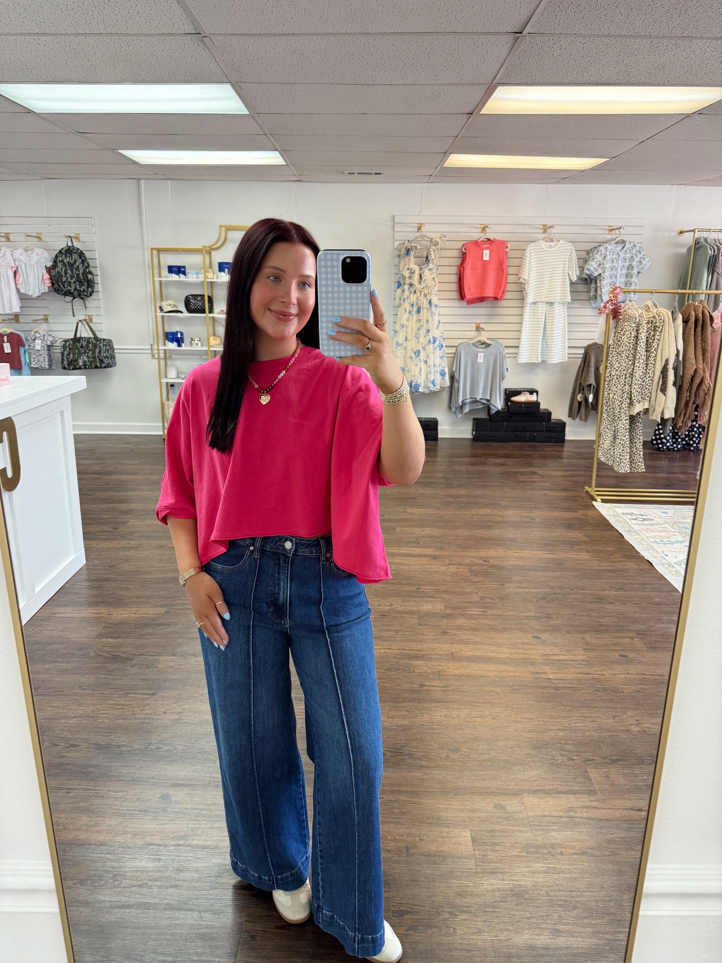 Pink Oversized Tee