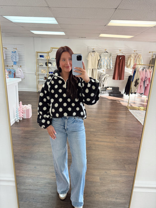 Polka Dot Sherpa