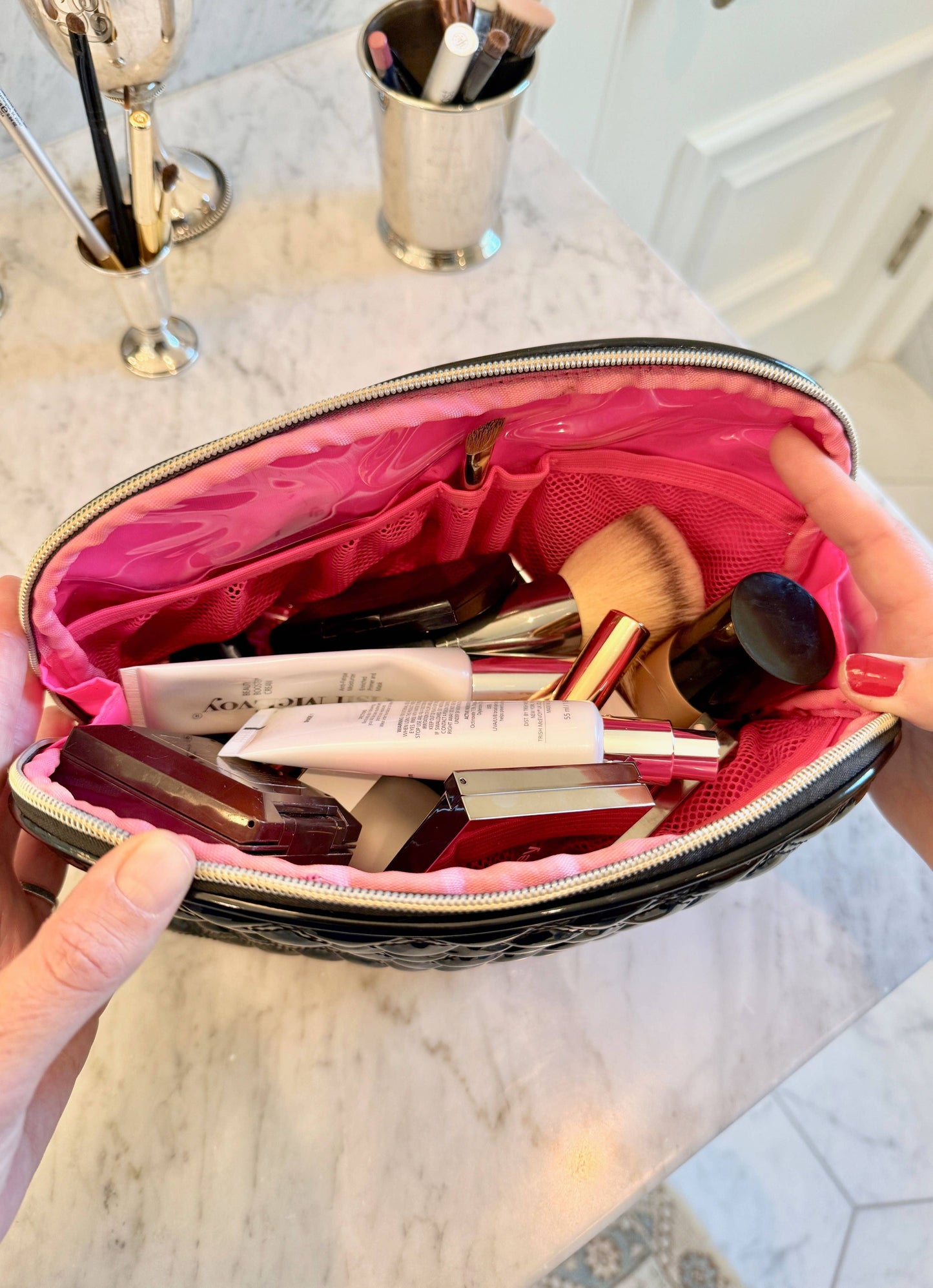Large Pouch Black Patent