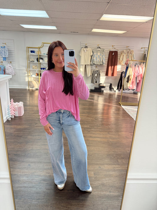 The Addison Top | Pink