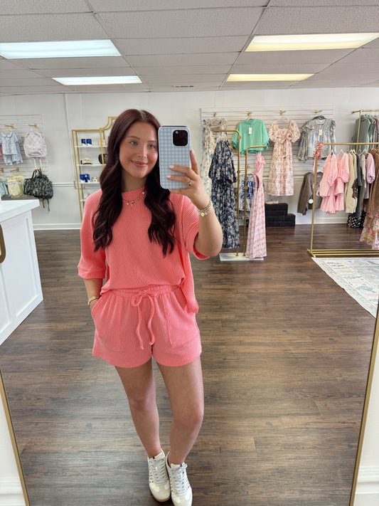 The Lounge Set | Coral