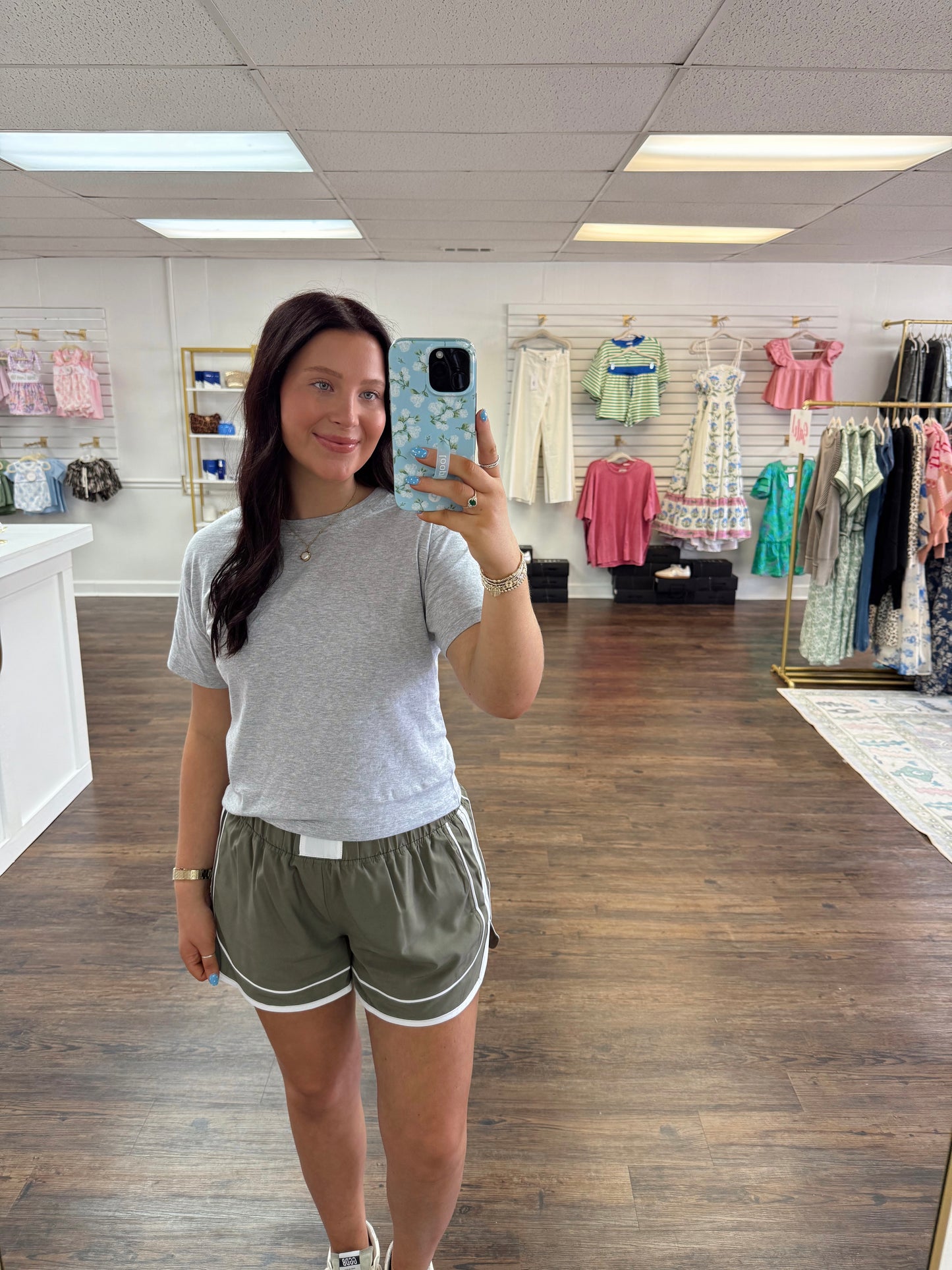 Grey Cropped T-shirt