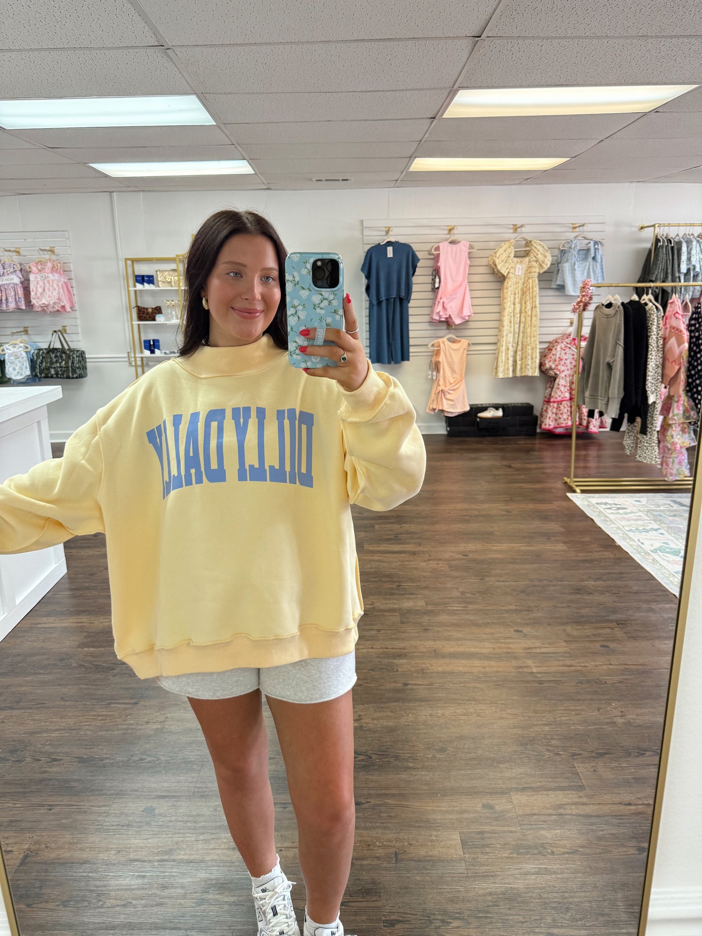 Dilly Dally Mock Neck