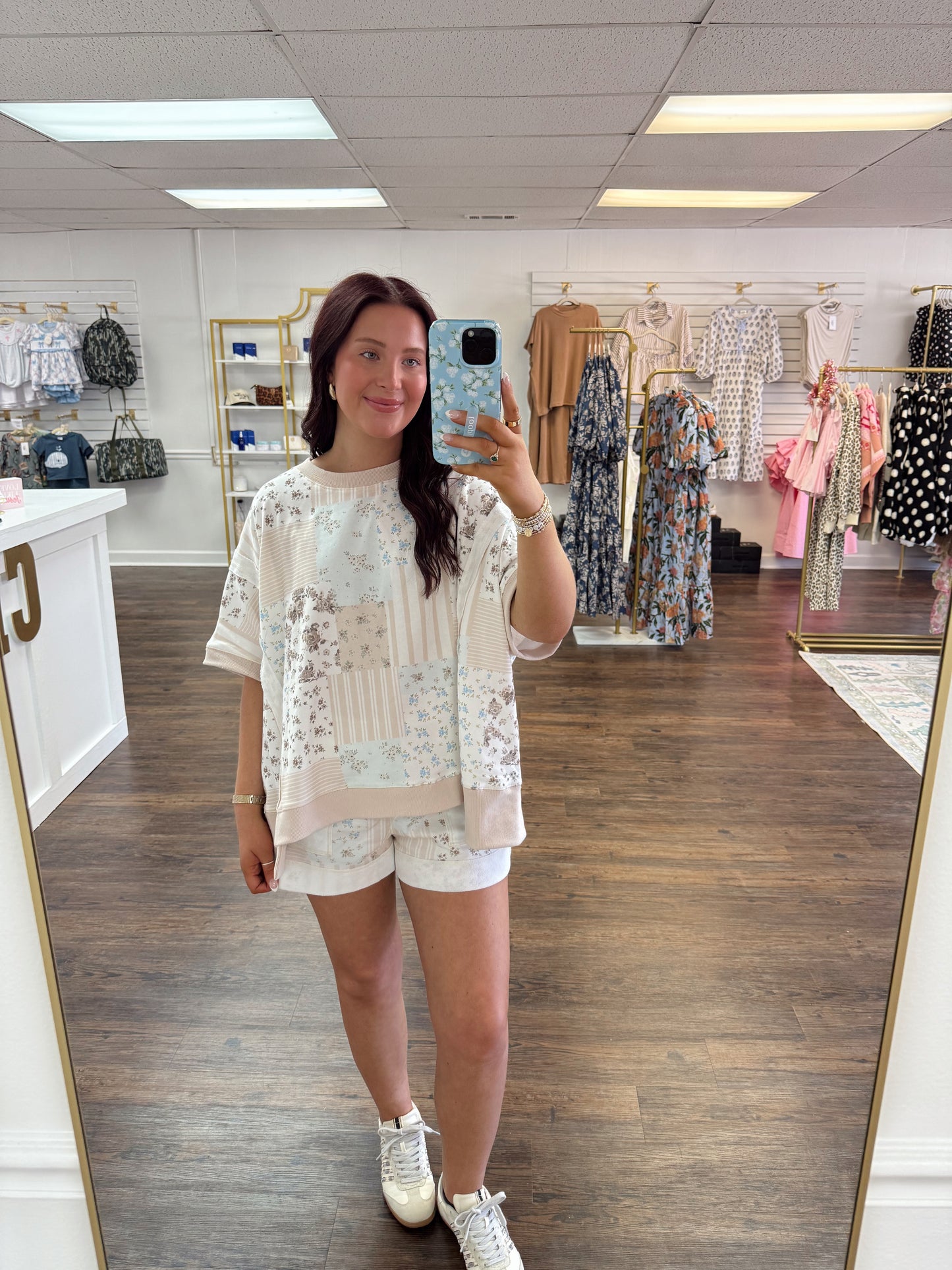 Floral Patchwork Set | Taupe