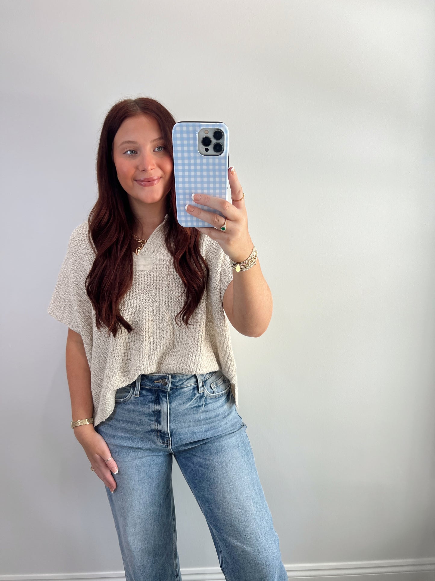 The Gracie Top | BEIGE