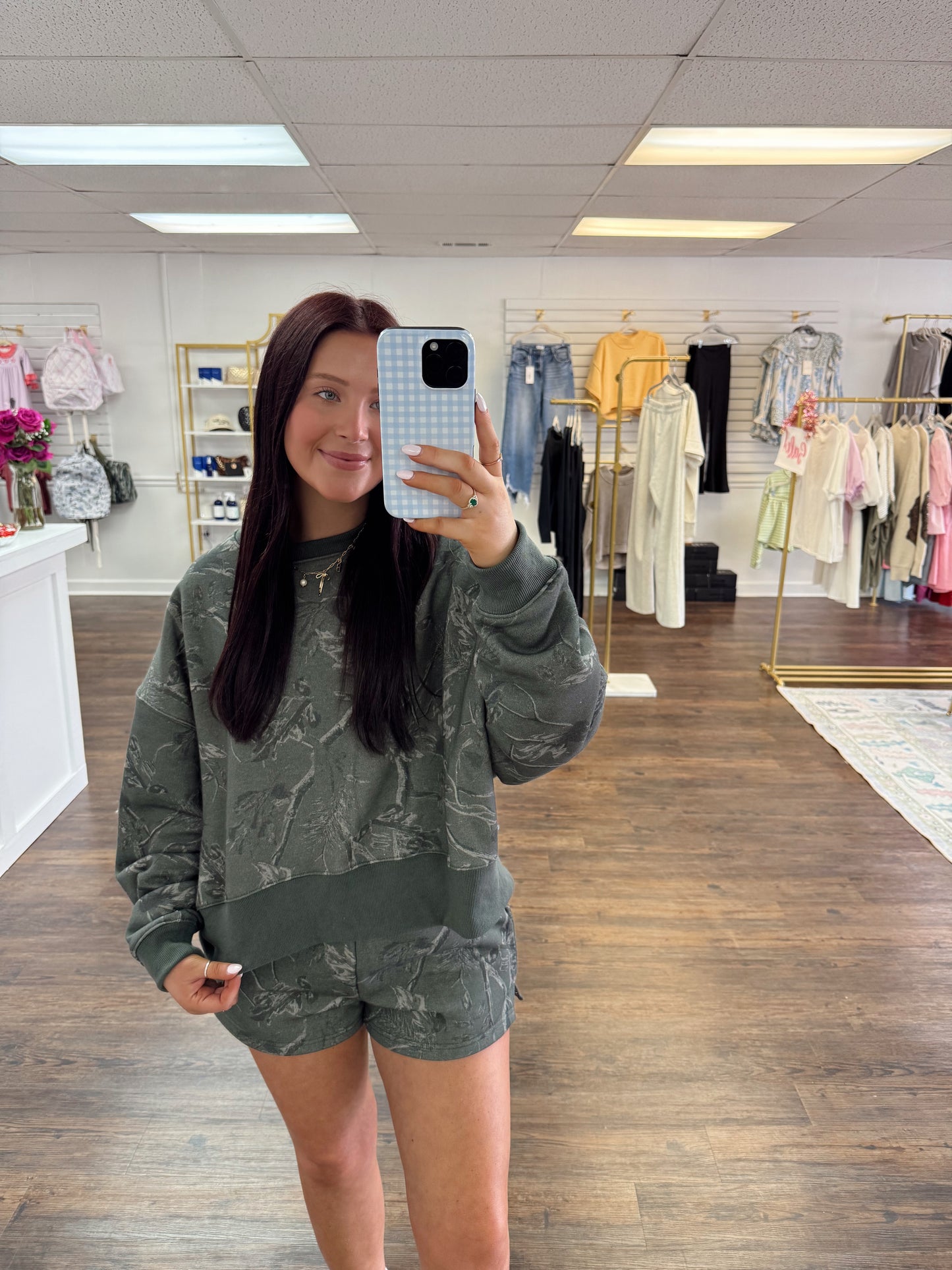 Olive Camo Sweatset