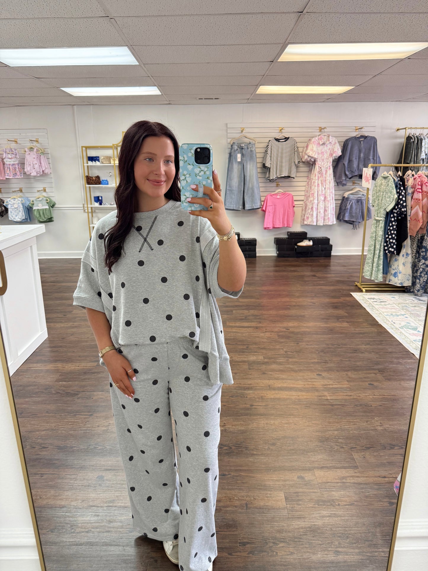 Polka Dot Pants Set