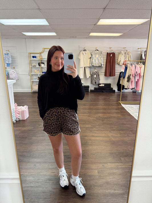 Leopard Print Shorts