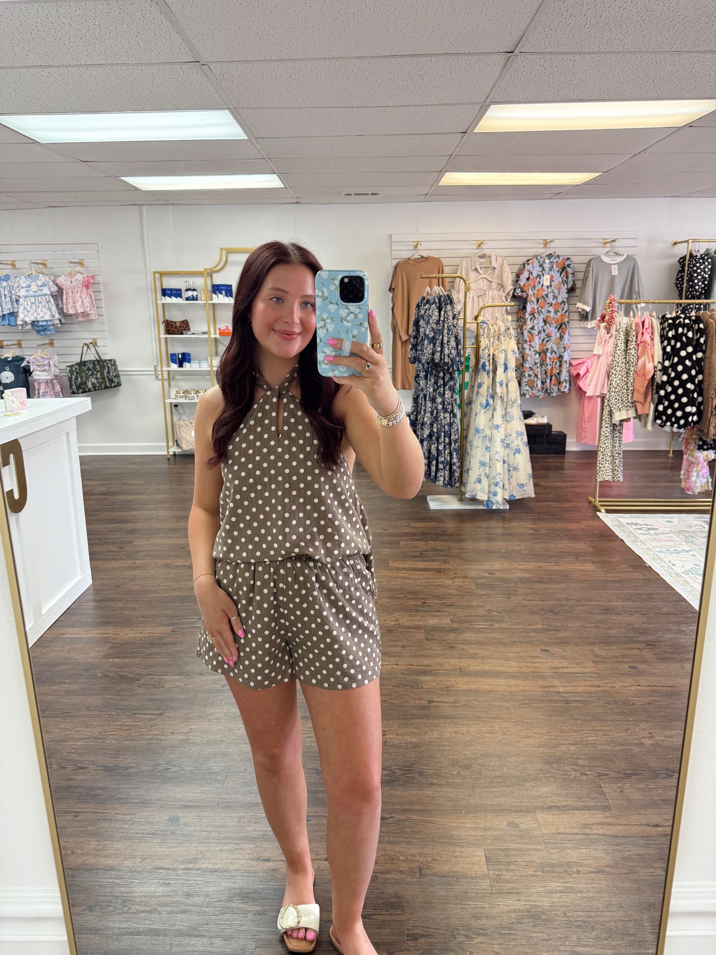 Polka Dot Halter Set