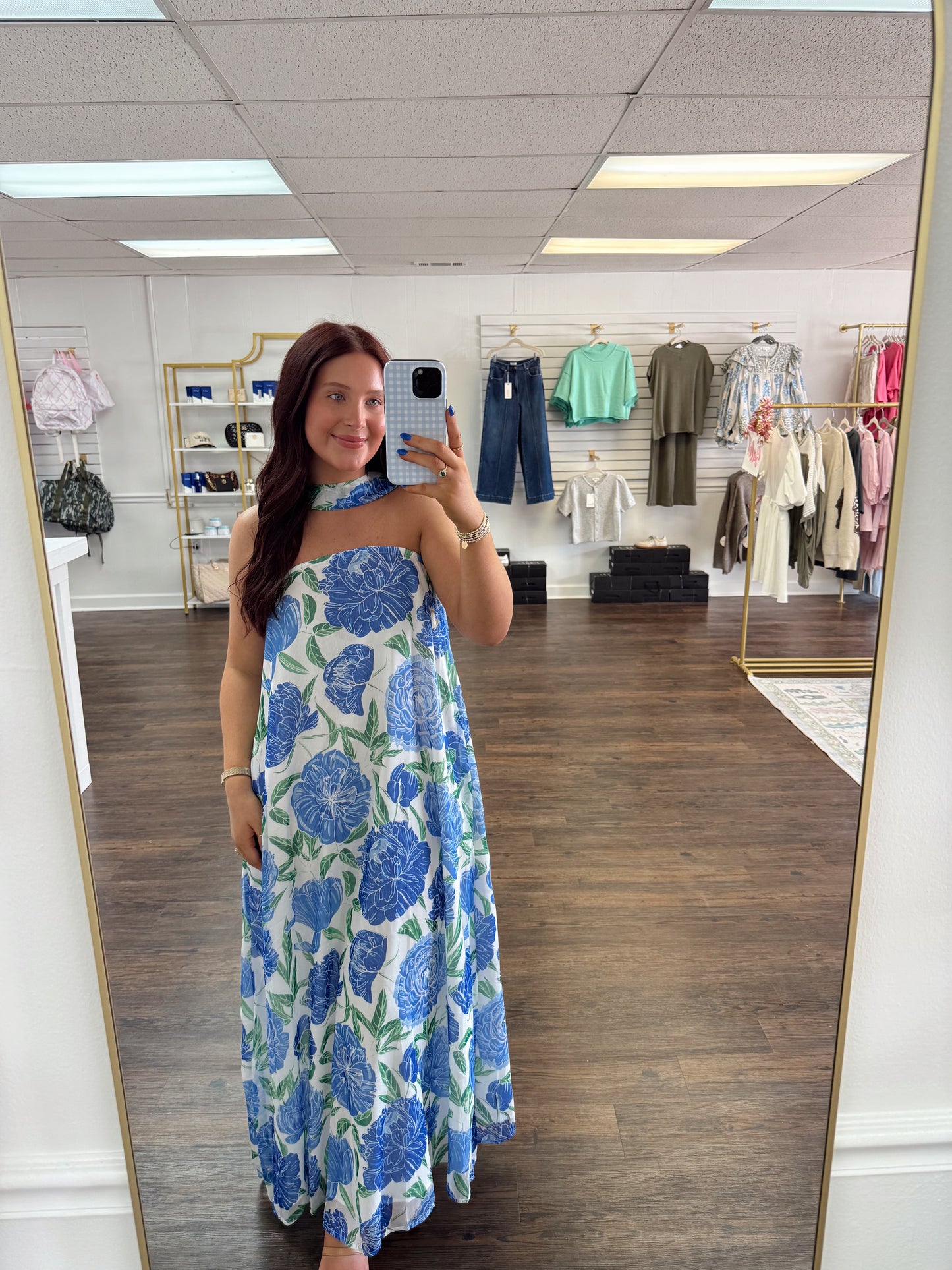 Spring Blue Maxi