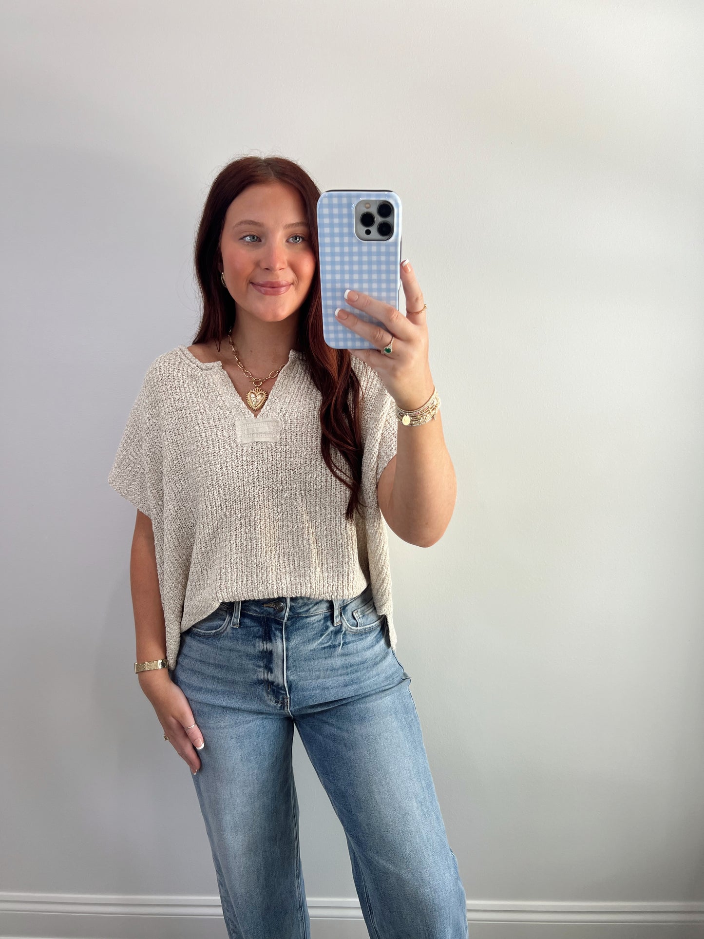 The Gracie Top | BEIGE