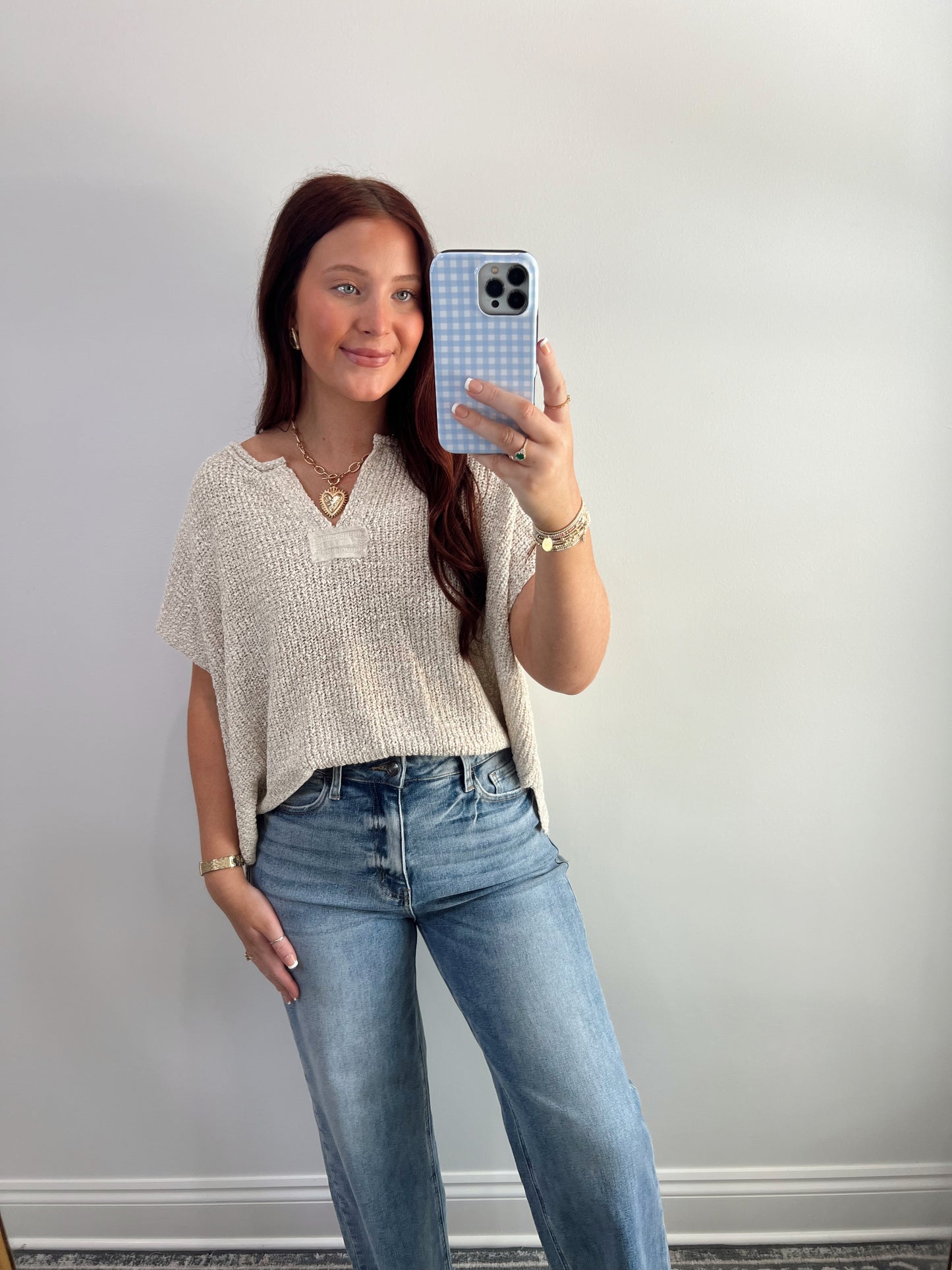 The Gracie Top | BEIGE