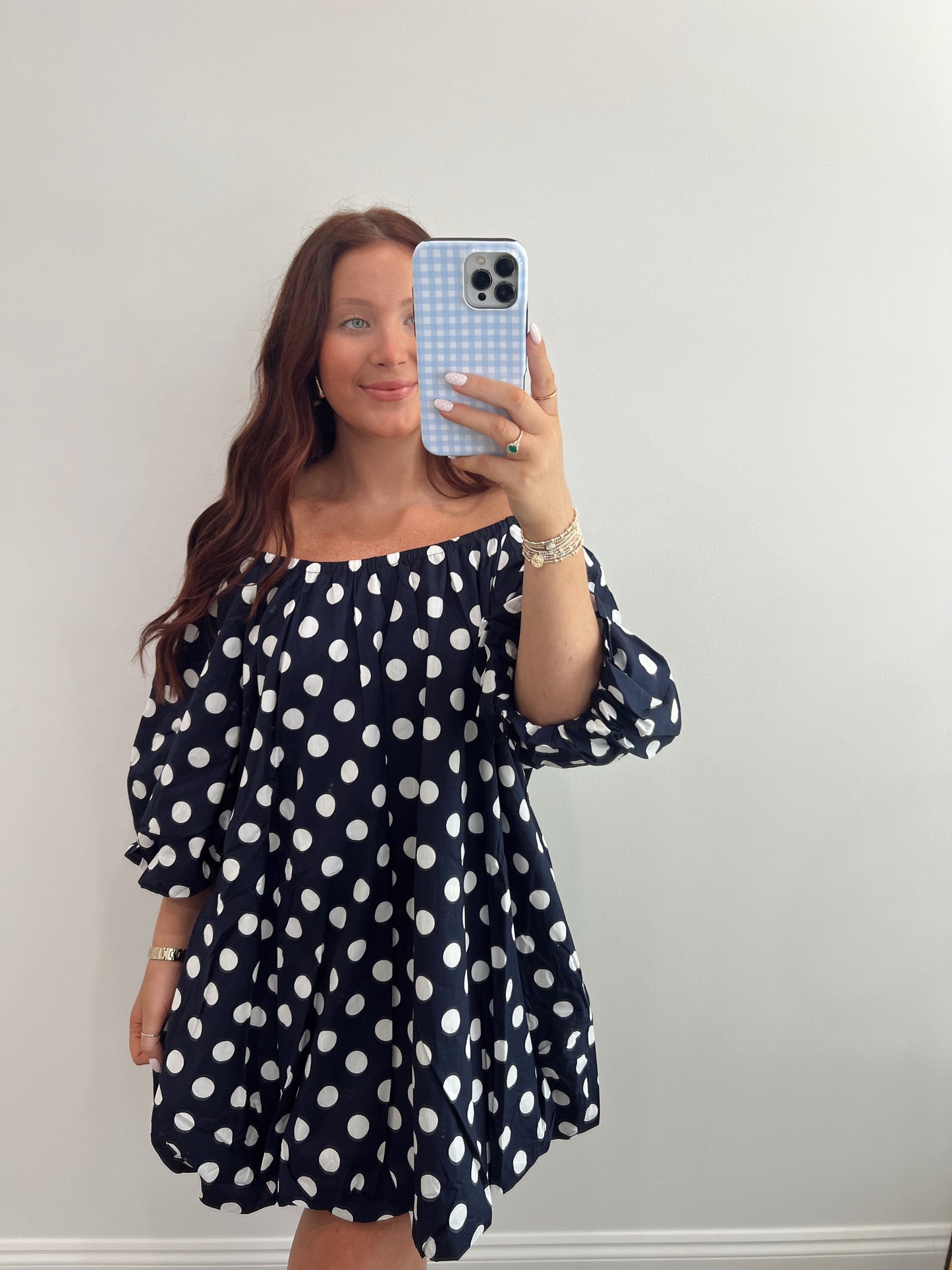 Polka Dot Bubble Dress