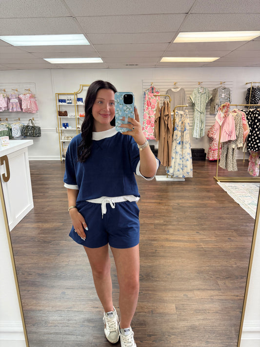 Navy Colorblock Set