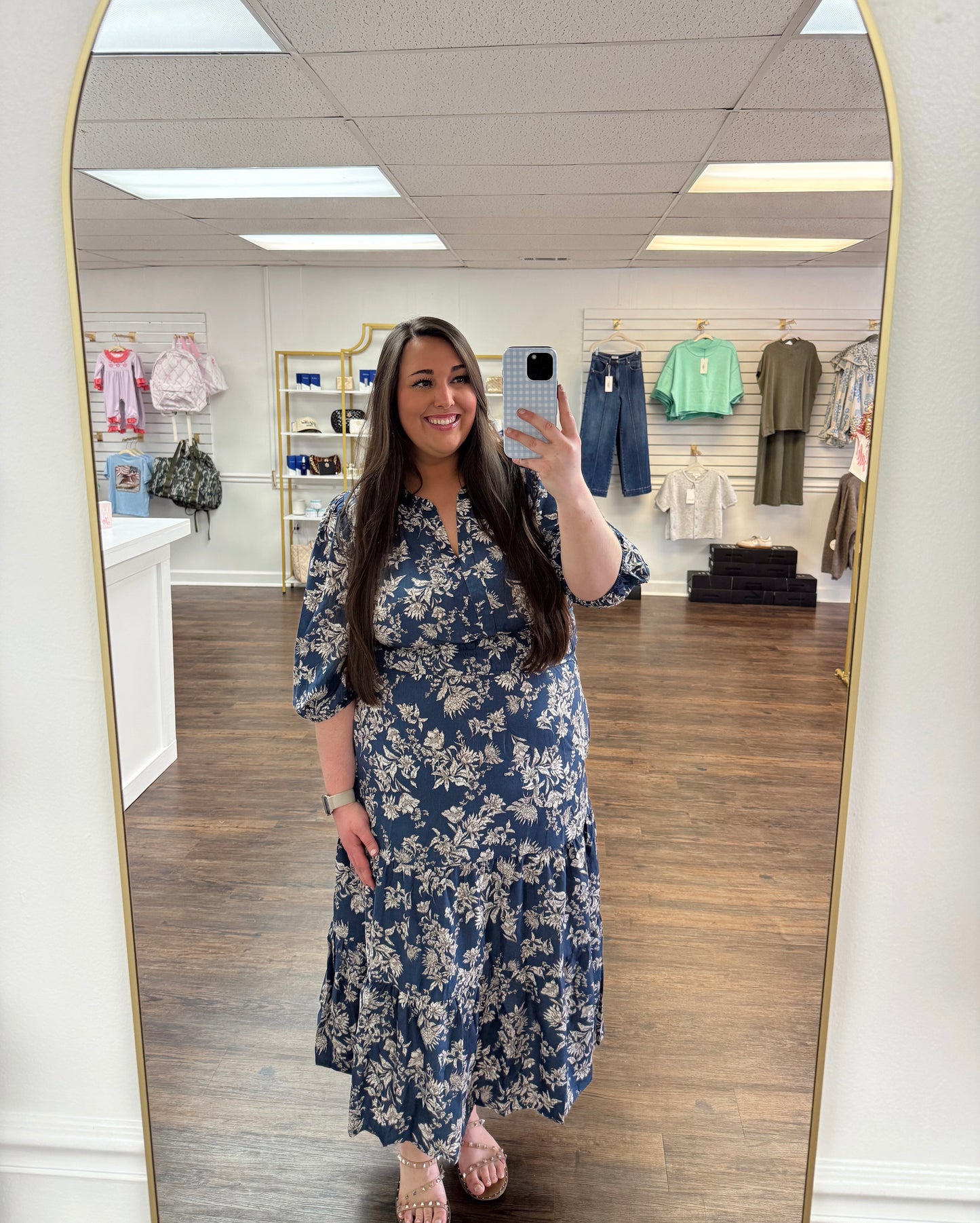Dusty Blue Maxi | PLUS
