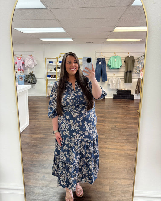 Dusty Blue Maxi | PLUS