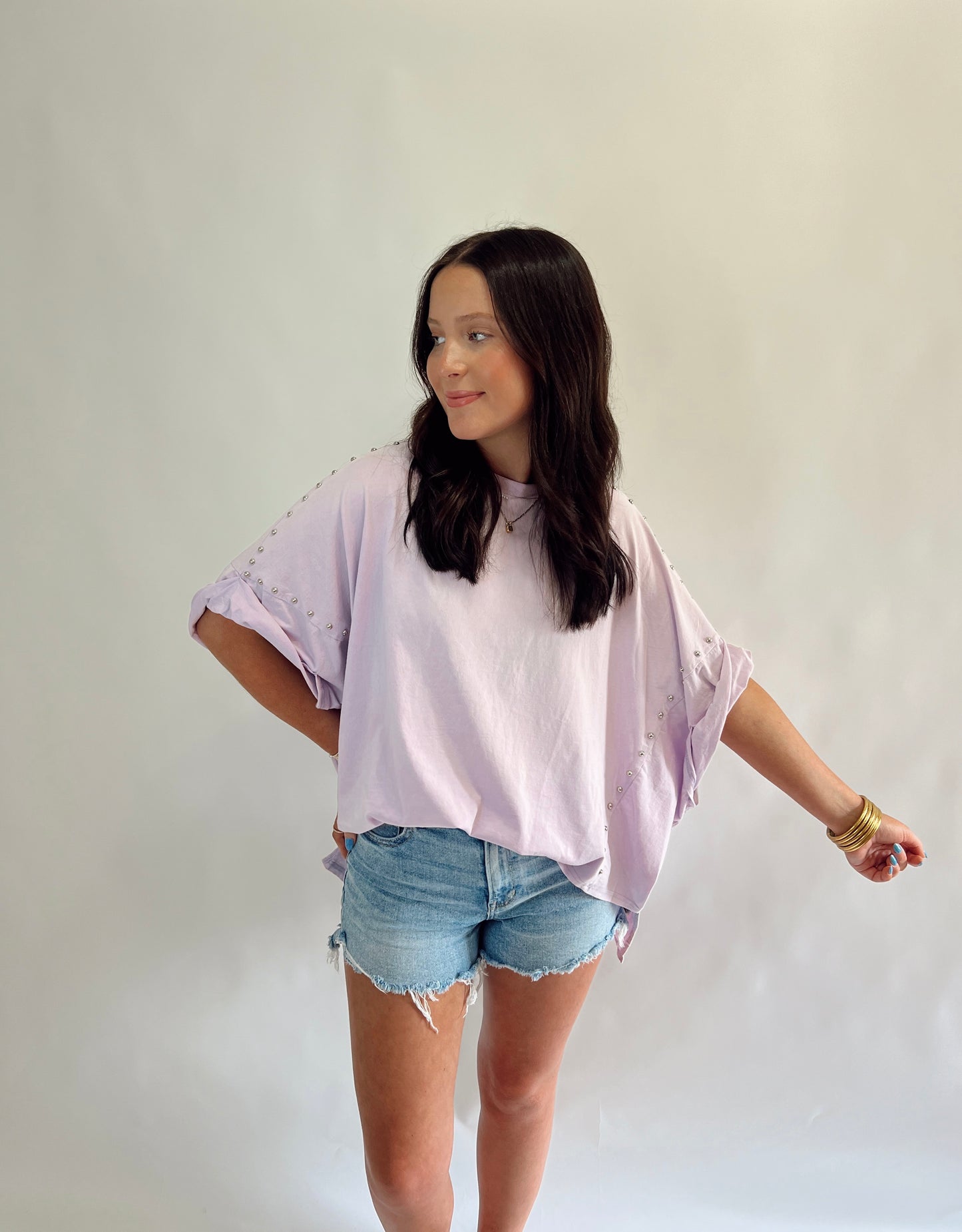 The Stud Top | LAVENDER