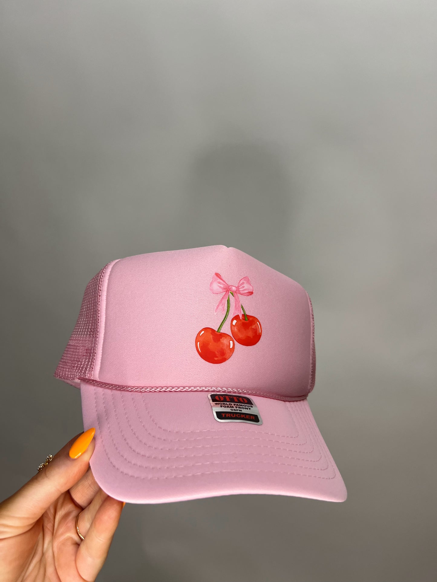 Cherry Trucker Hat