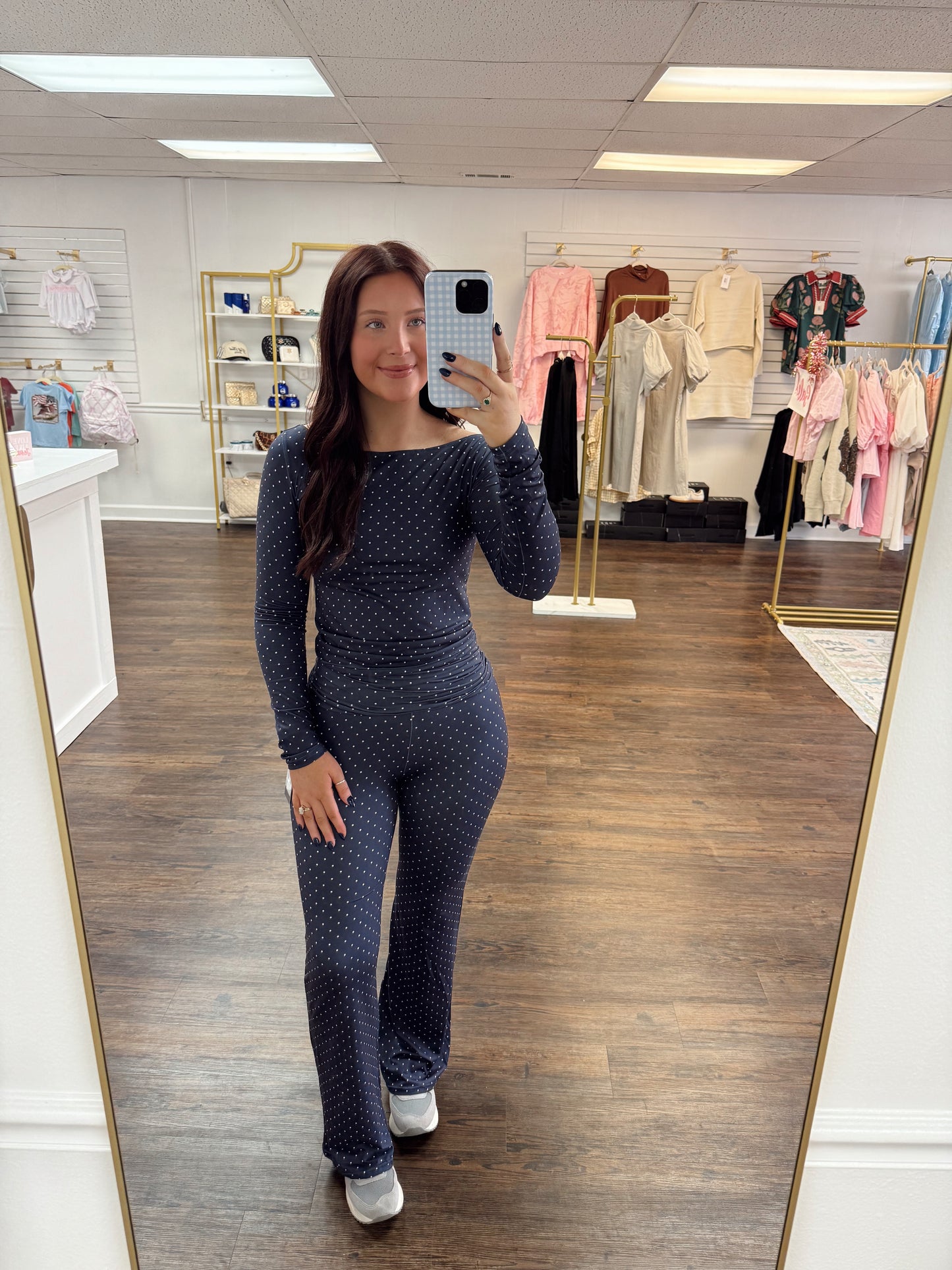Polka Dot Set | Navy