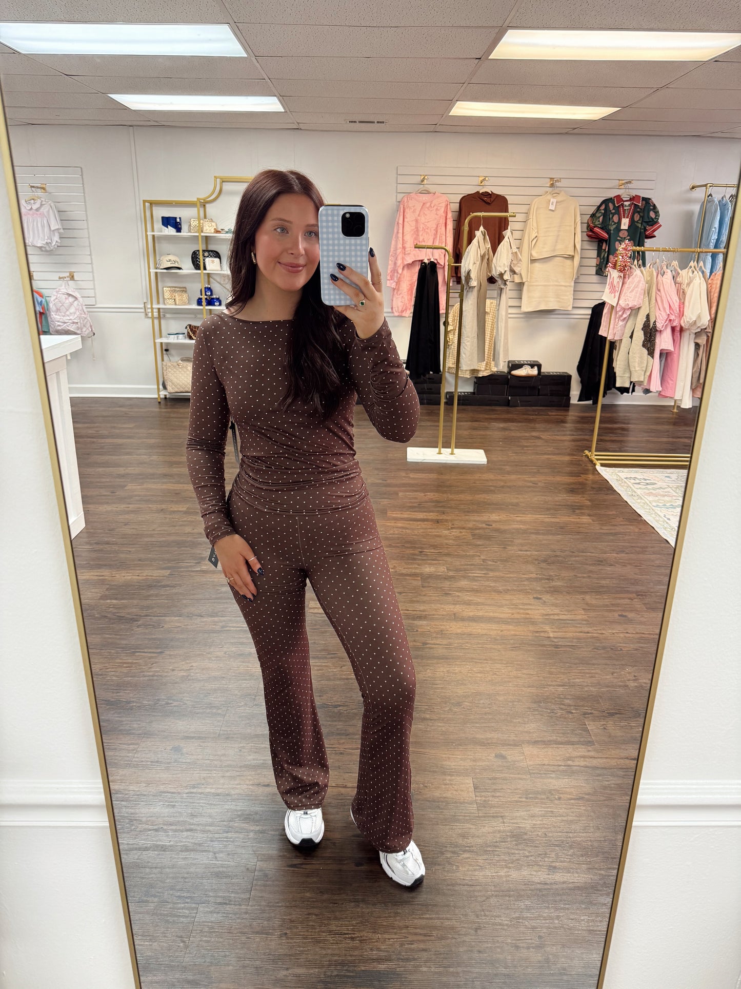 Polka Dot Set | Brown