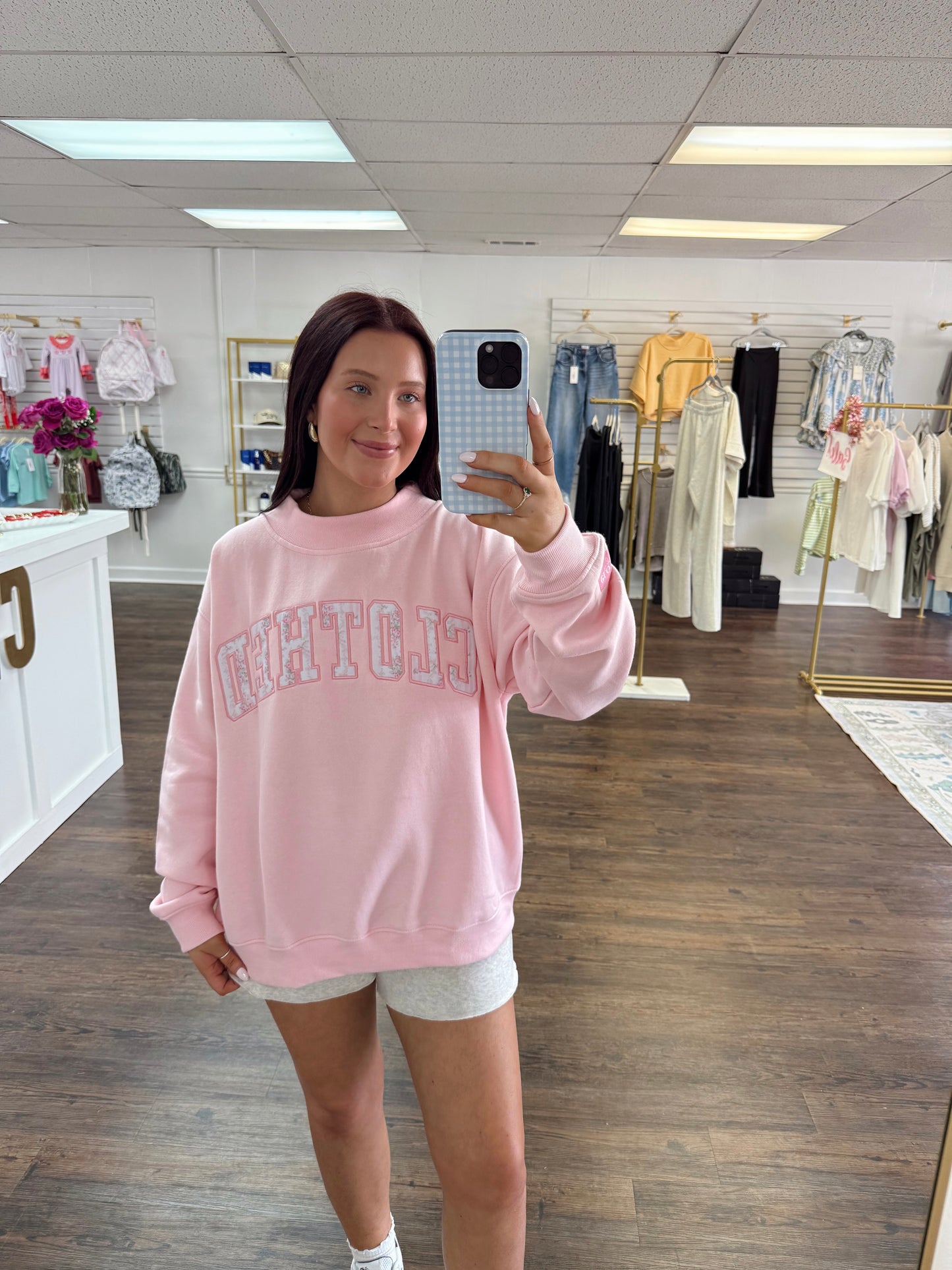 CLOTHED Embroidery Mockneck