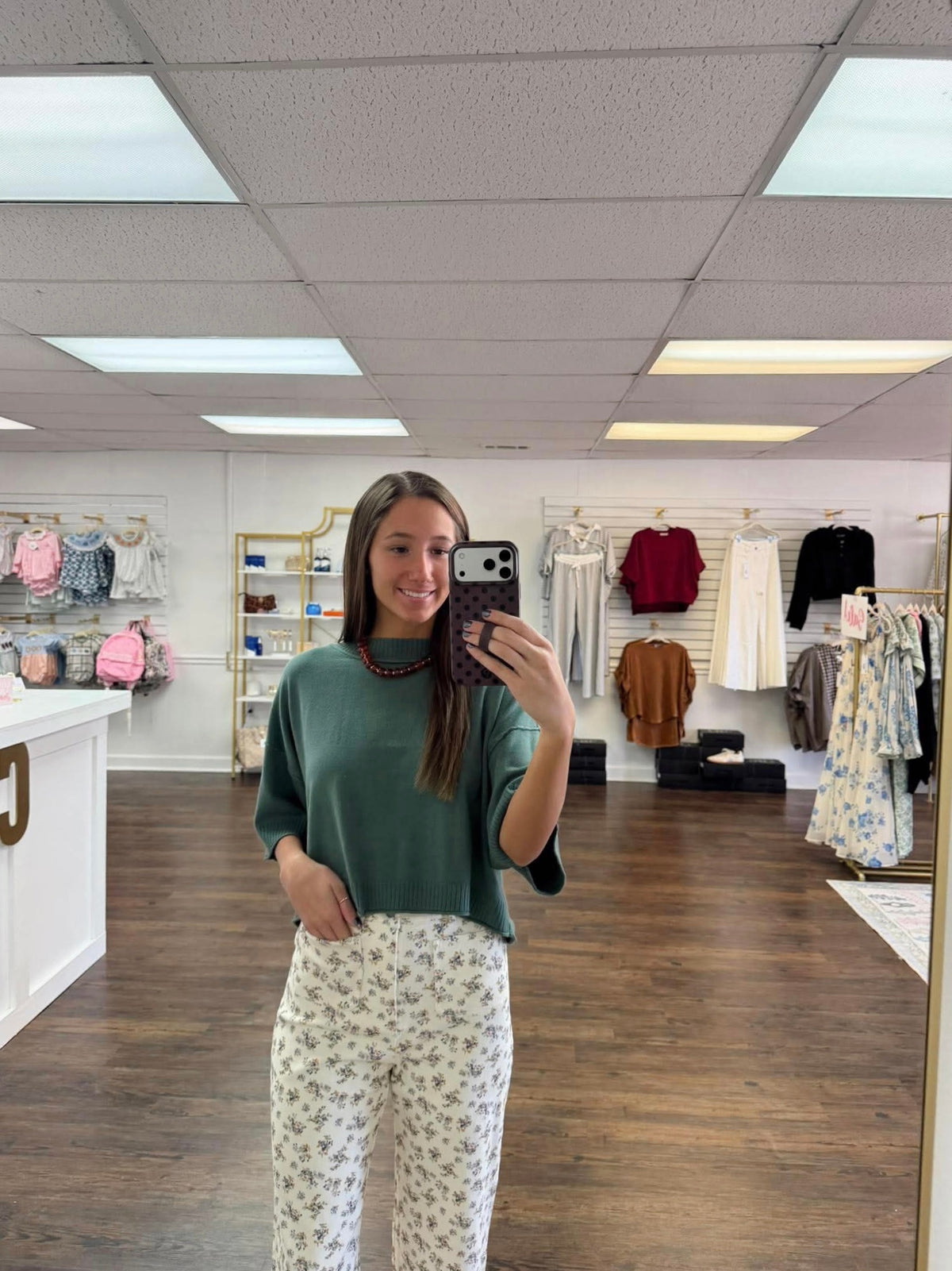 Ash Jade Soft Knit Top