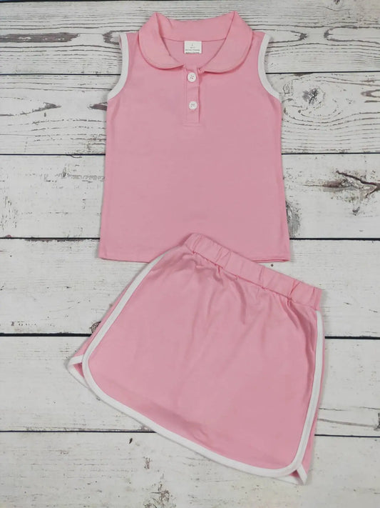 Pink Skirt Set